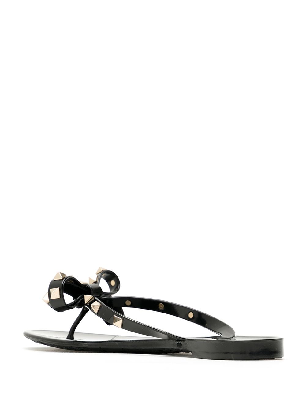 Valentino Garavani Rockstud Thong Sandals - Black image 2