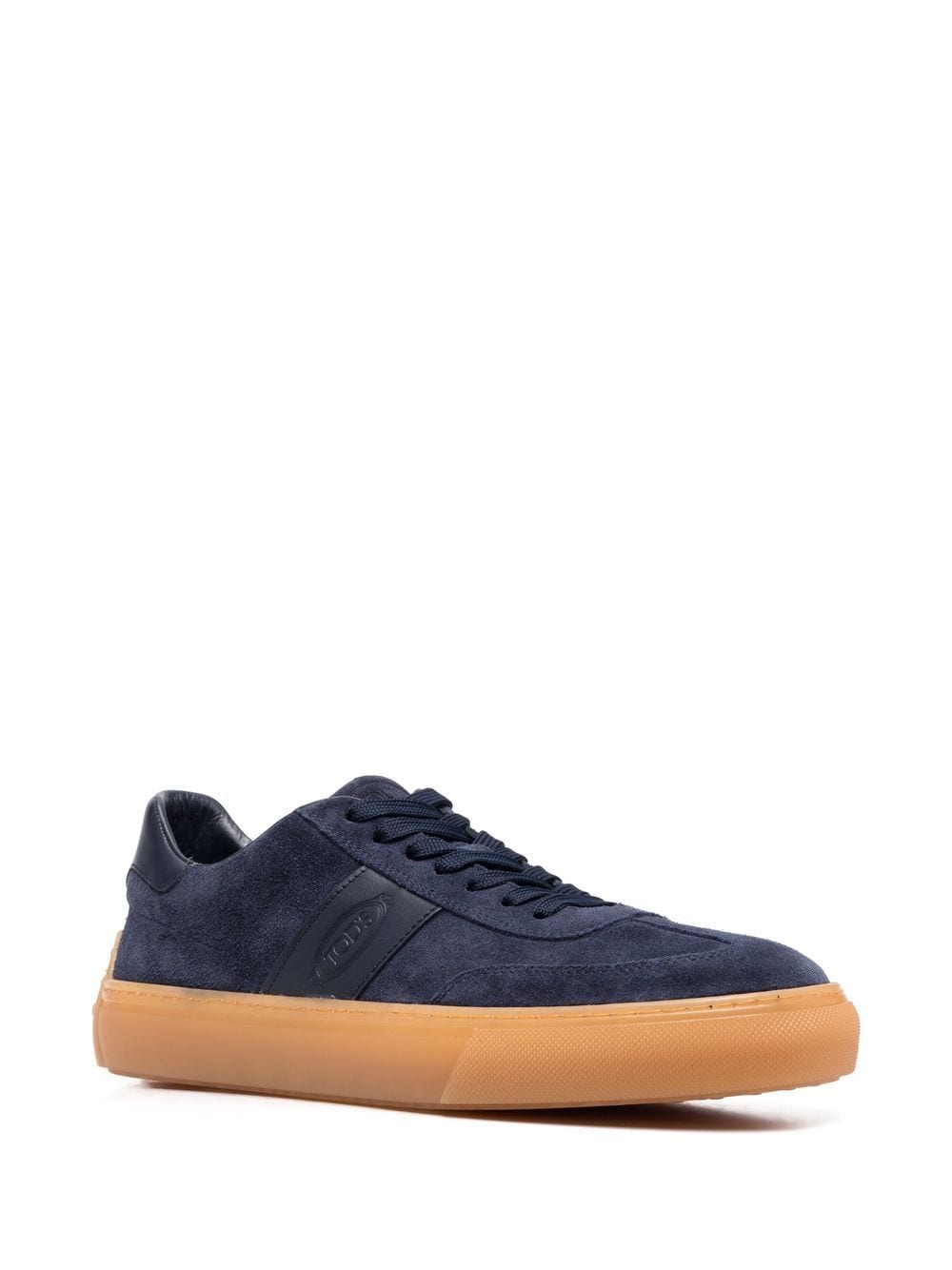 Tod's Suede Low-Top Sneakers - Navy Blue image 1