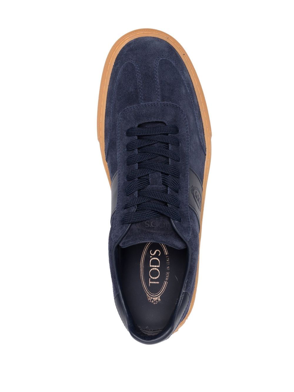 Tod's Suede Low-Top Sneakers - Navy Blue image 3