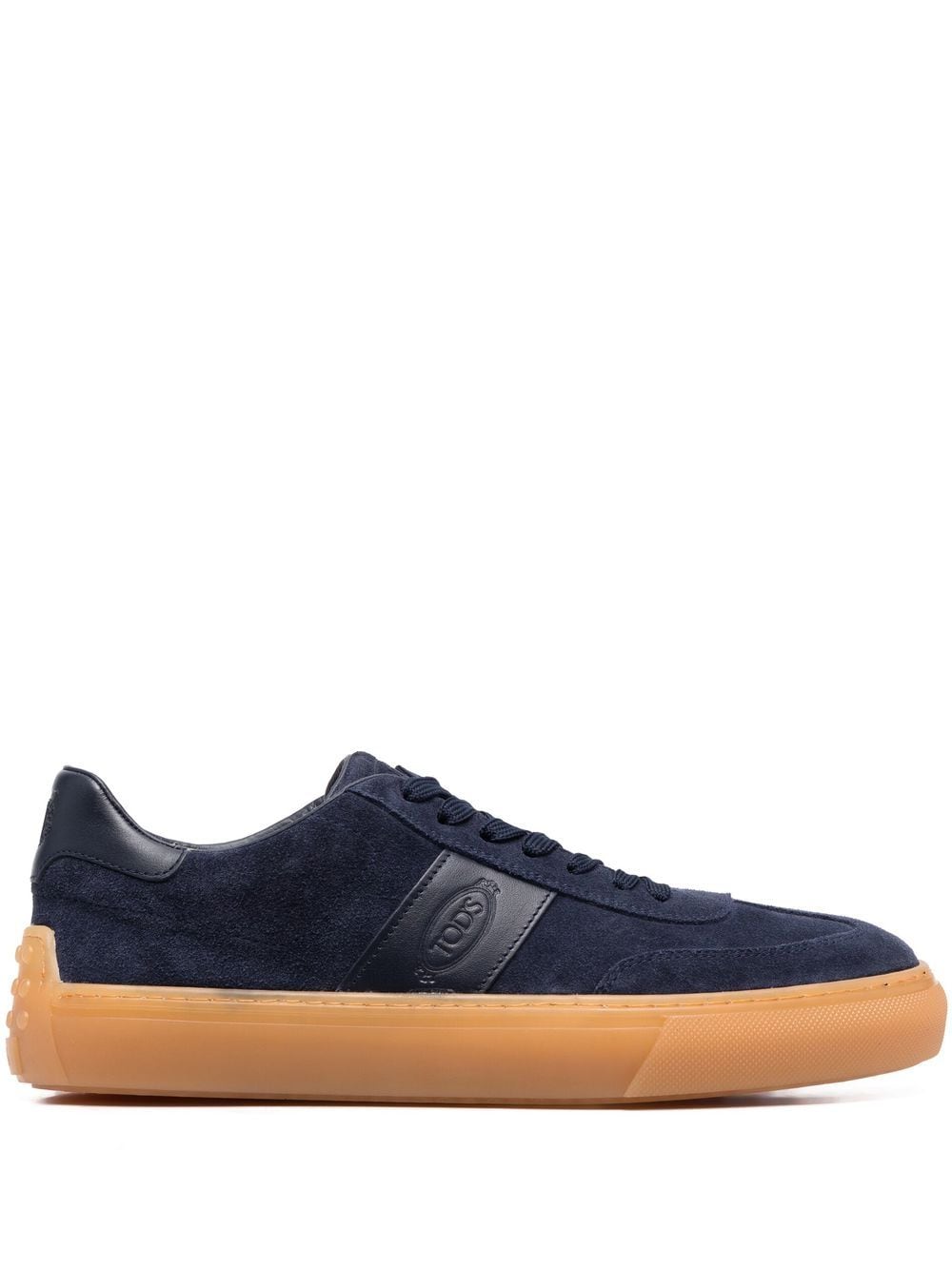 Tod's Suede Low-Top Sneakers - Navy Blue image 0