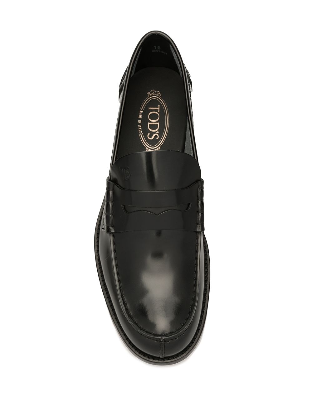 Tod's Women's Black Leather Loafers image 1