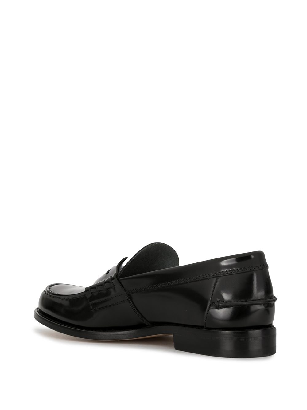 Tod's Women's Black Leather Loafers image 2