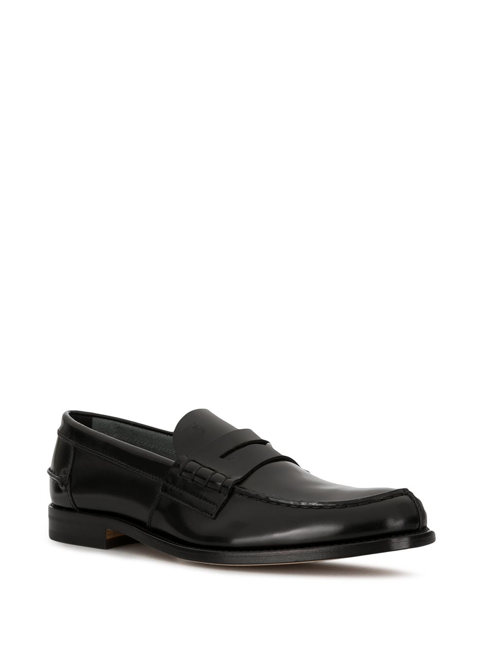 Tod's Women's Black Leather Loafers image 3