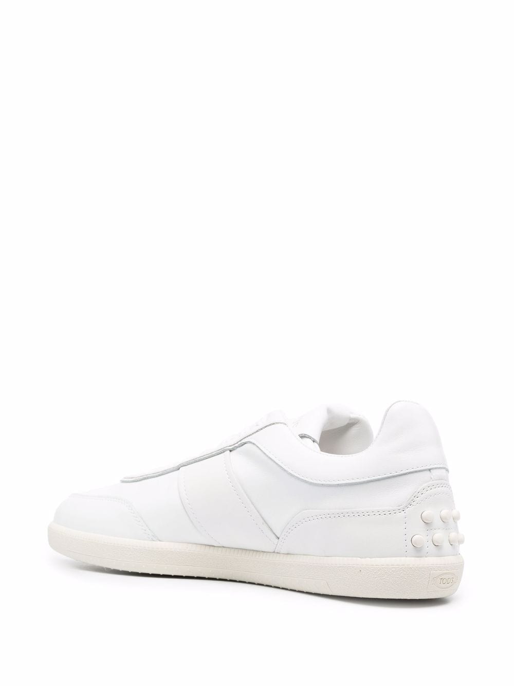 Tod's White Leather Low-Top Sneakers image 1