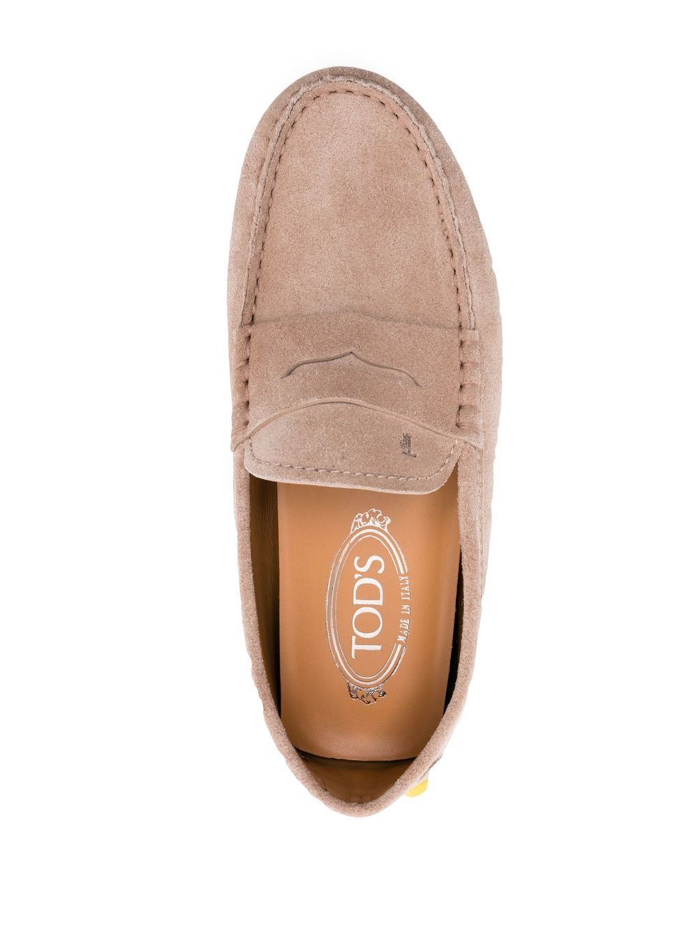 Tod's Women's Beige Suede Gommino Driving Shoes image 1