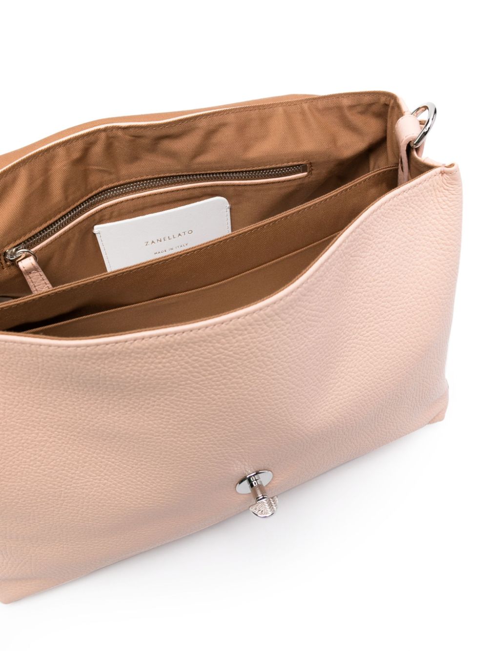 Zanellato Postina Daily Blush Pink Calf Leather Tote Bag image 4