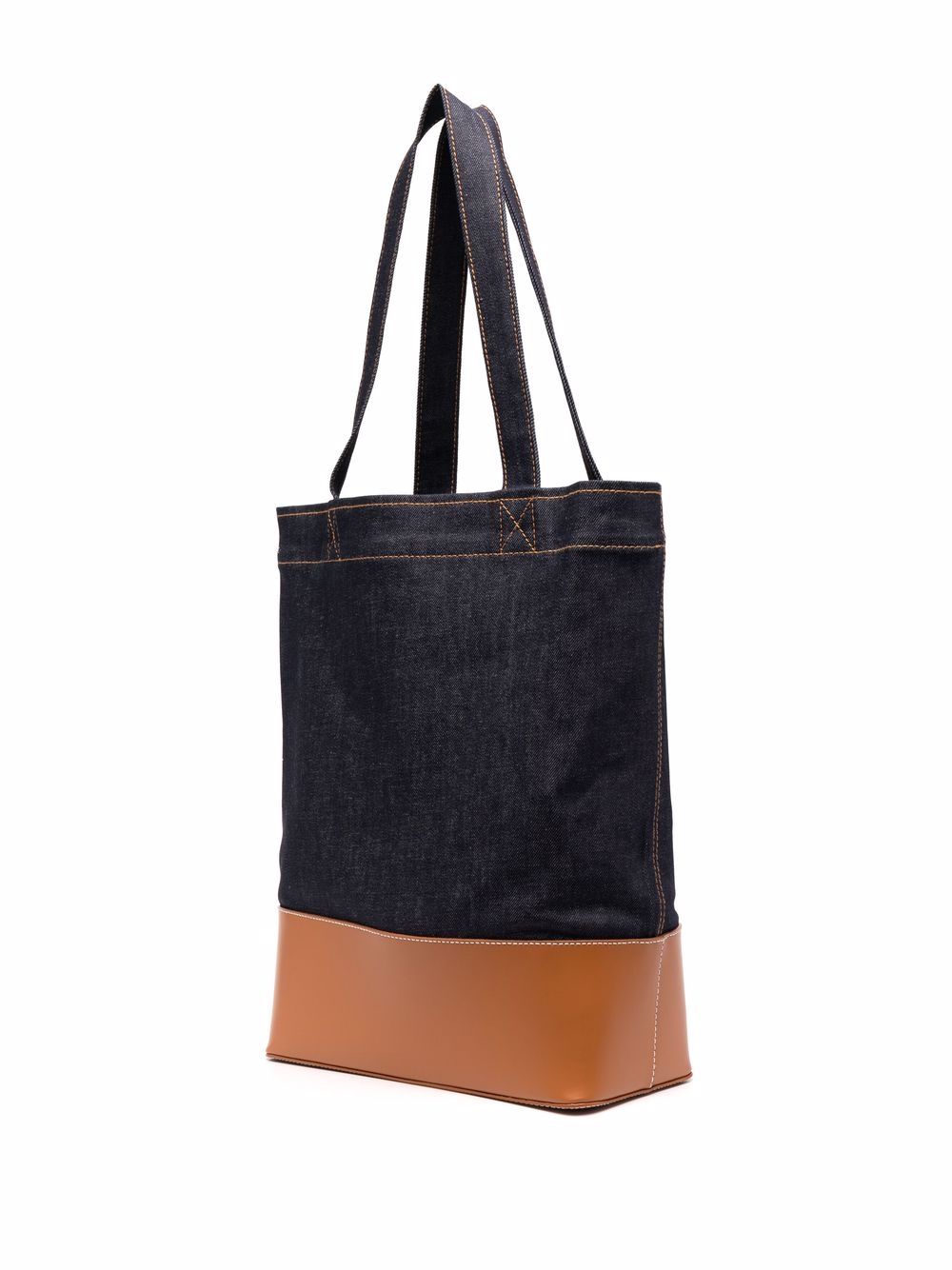 A.P.C. Axel Panelled Tote Bag - Brown image 4