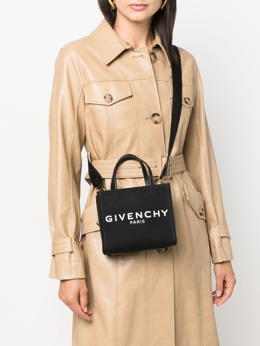 Givenchy G Mini Tote Bag in Black image 1