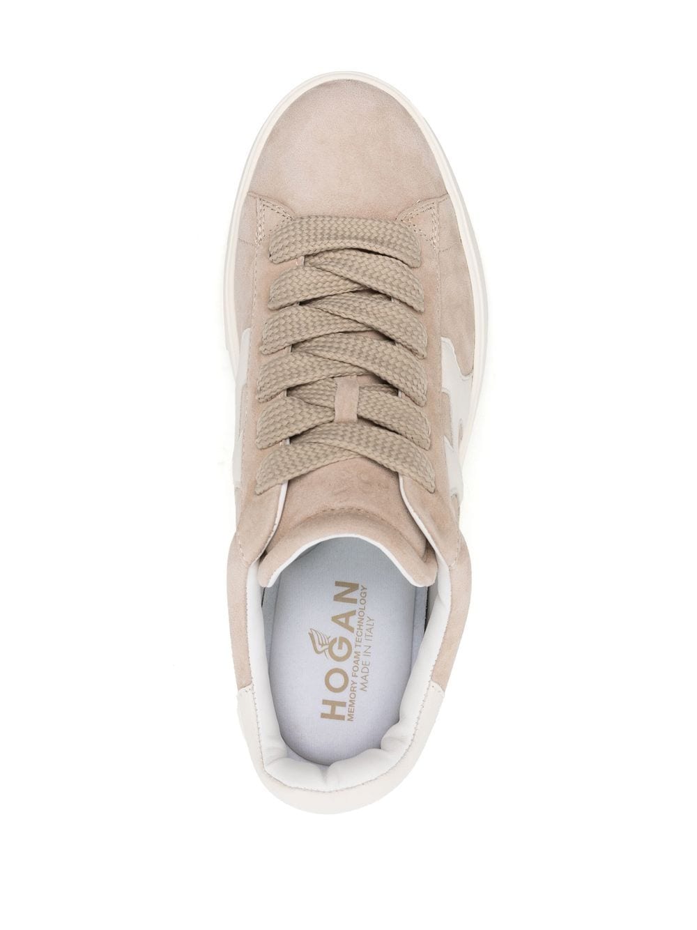 HOGAN PRE Chunky Low-Top Sneakers in Blush Beige image 2