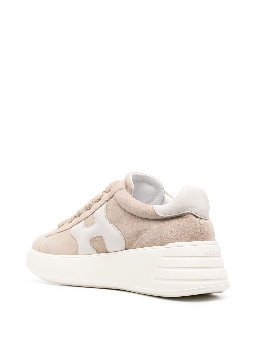 HOGAN PRE Chunky Low-Top Sneakers in Blush Beige image 3