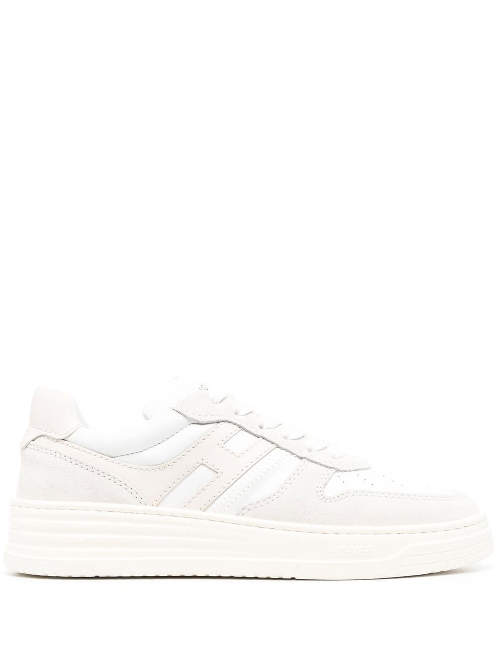 HOGAN Pre White Leather Low-Top Sneakers image 0