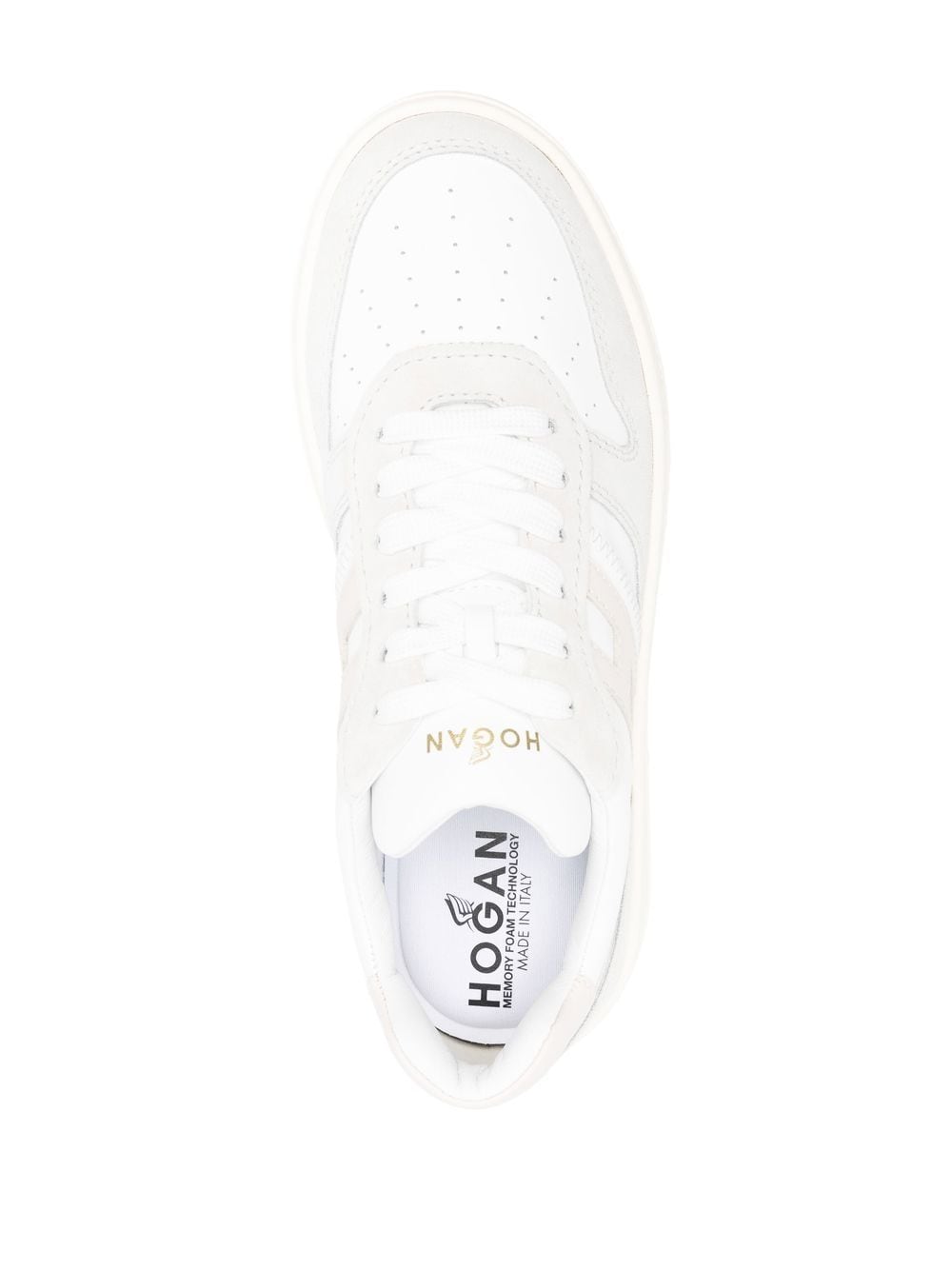 HOGAN Pre White Leather Low-Top Sneakers image 2