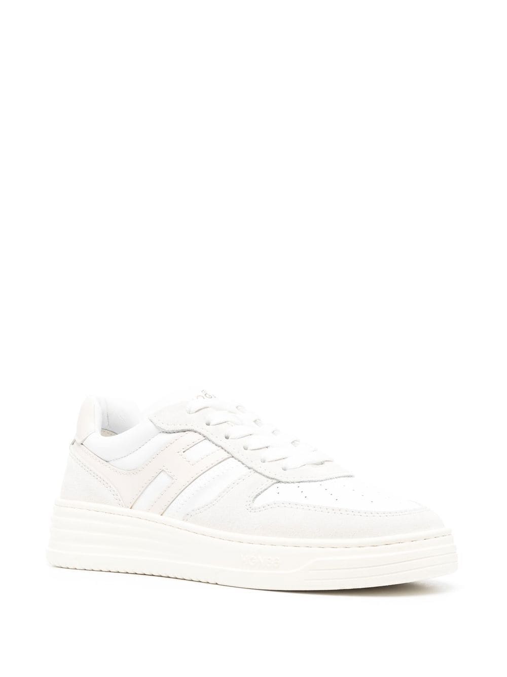 HOGAN Pre White Leather Low-Top Sneakers image 3