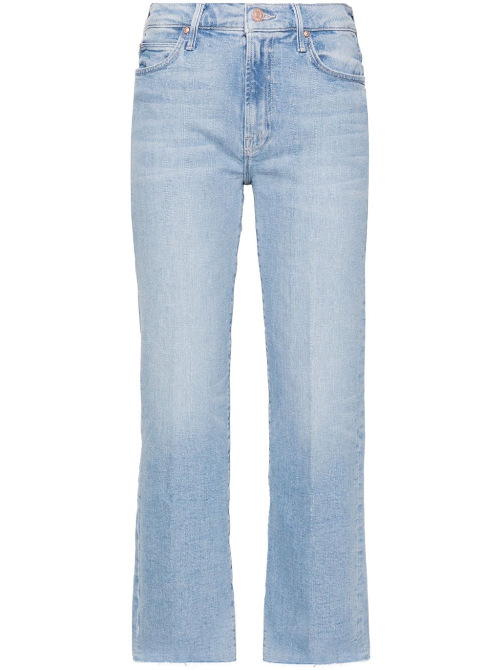 Women's Light Blue Slim Fit Cropped Jeans image 0