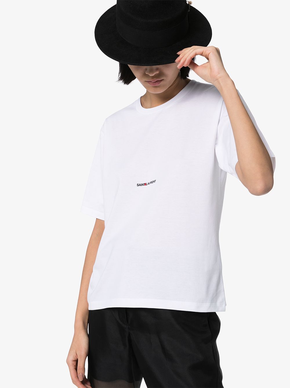 Saint Laurent  T-shirts and Polos White image 3