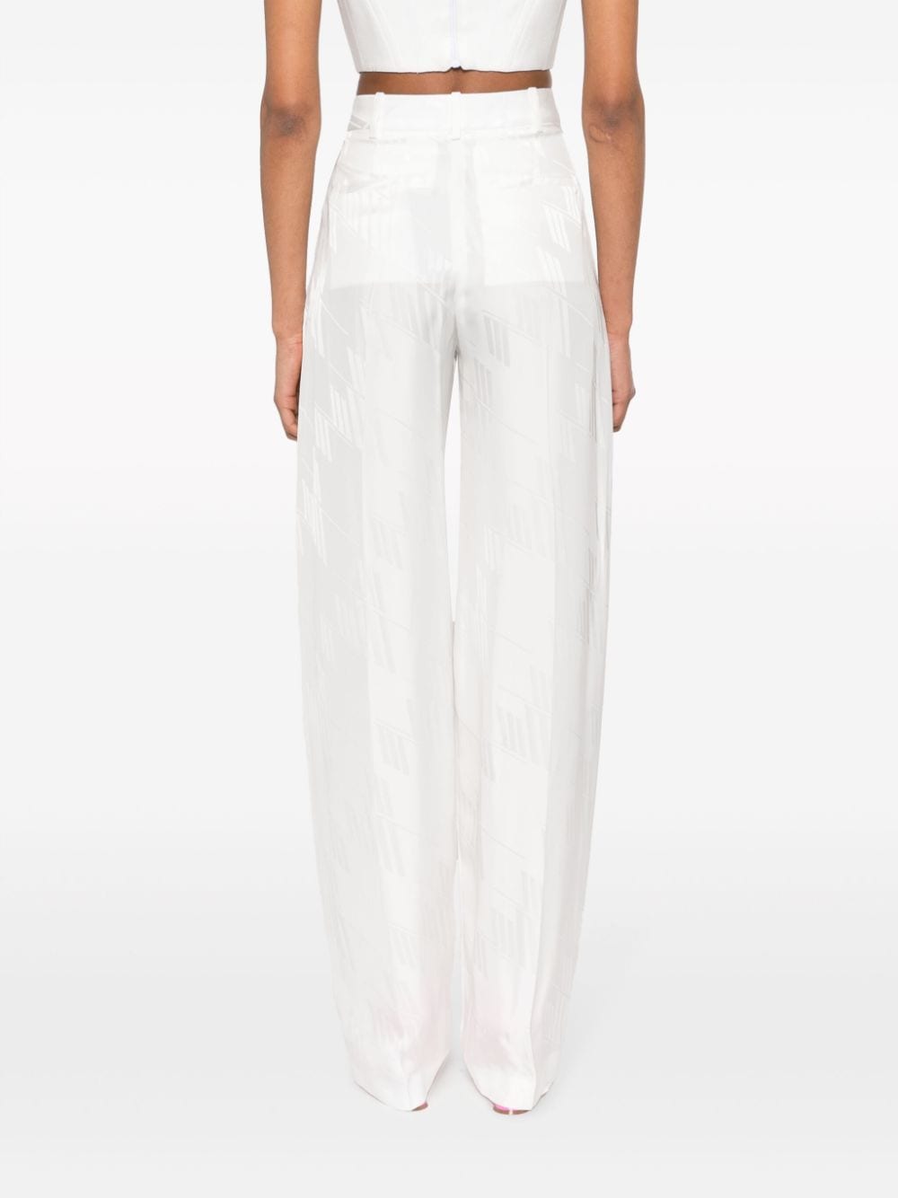 The Attico Trousers White image 1