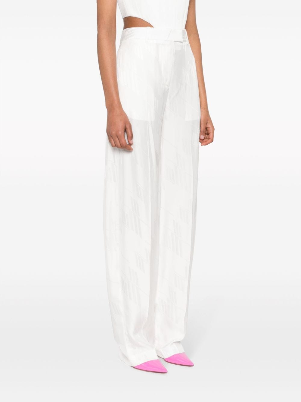 The Attico Trousers White image 4