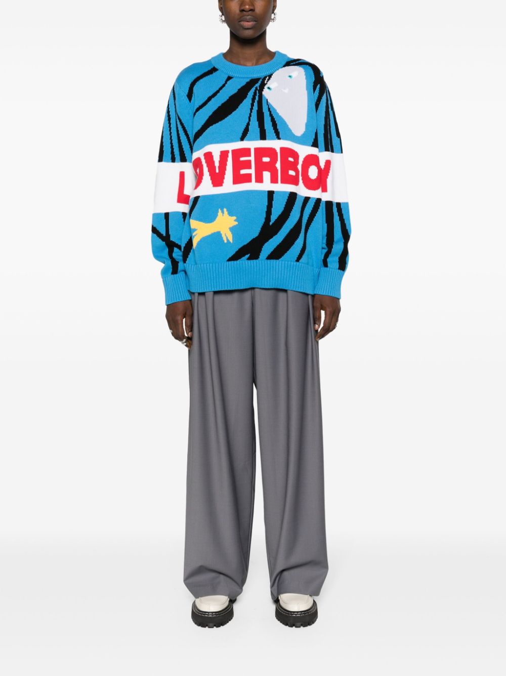 CHARLES JEFFREY LOVERBOY PRE Sweaters Blue image 2