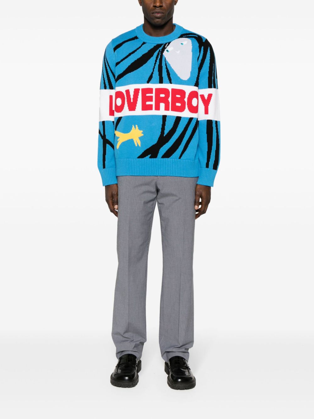 CHARLES JEFFREY LOVERBOY PRE Sweaters Blue image 3