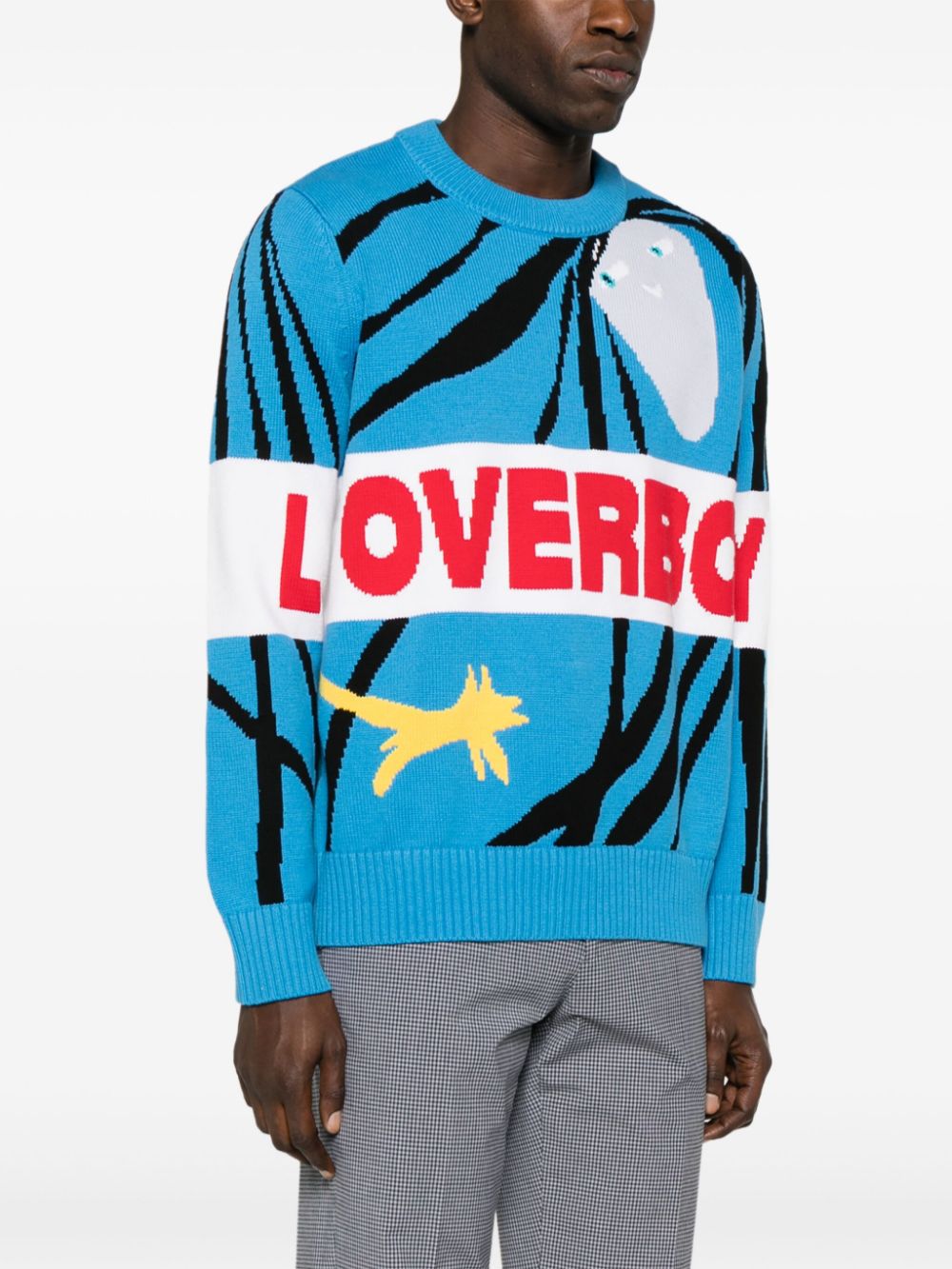 CHARLES JEFFREY LOVERBOY PRE Sweaters Blue image 4