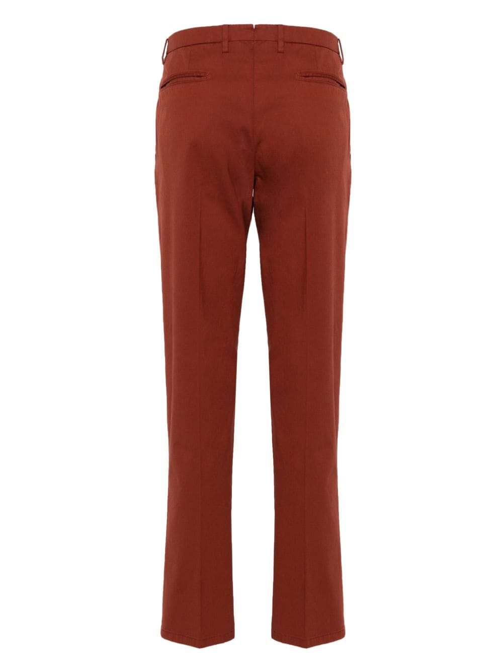 Boglioli Slim Fit Stretch Cotton Twill Trousers - Red image 1