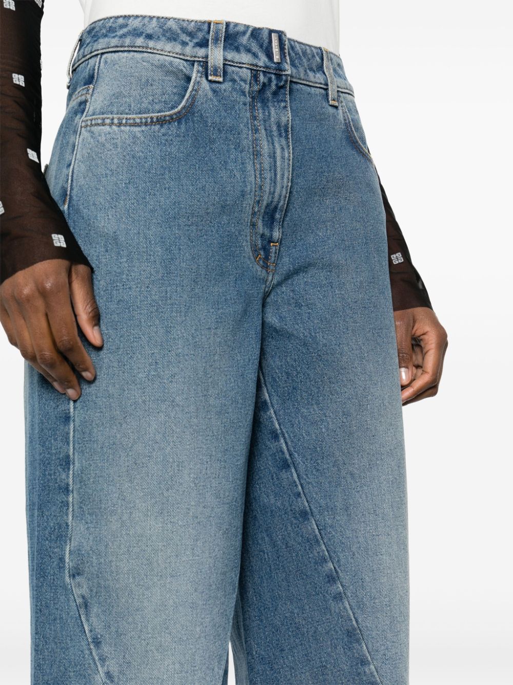 Givenchy Jeans - Clear Blue Wide Leg Denim image 1