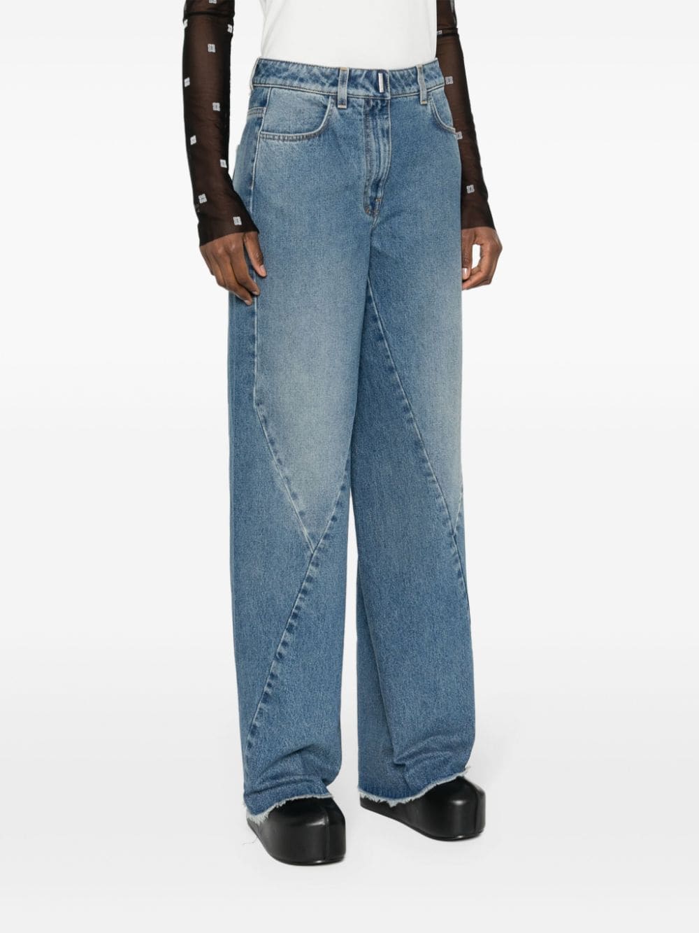 Givenchy Jeans - Clear Blue Wide Leg Denim image 3