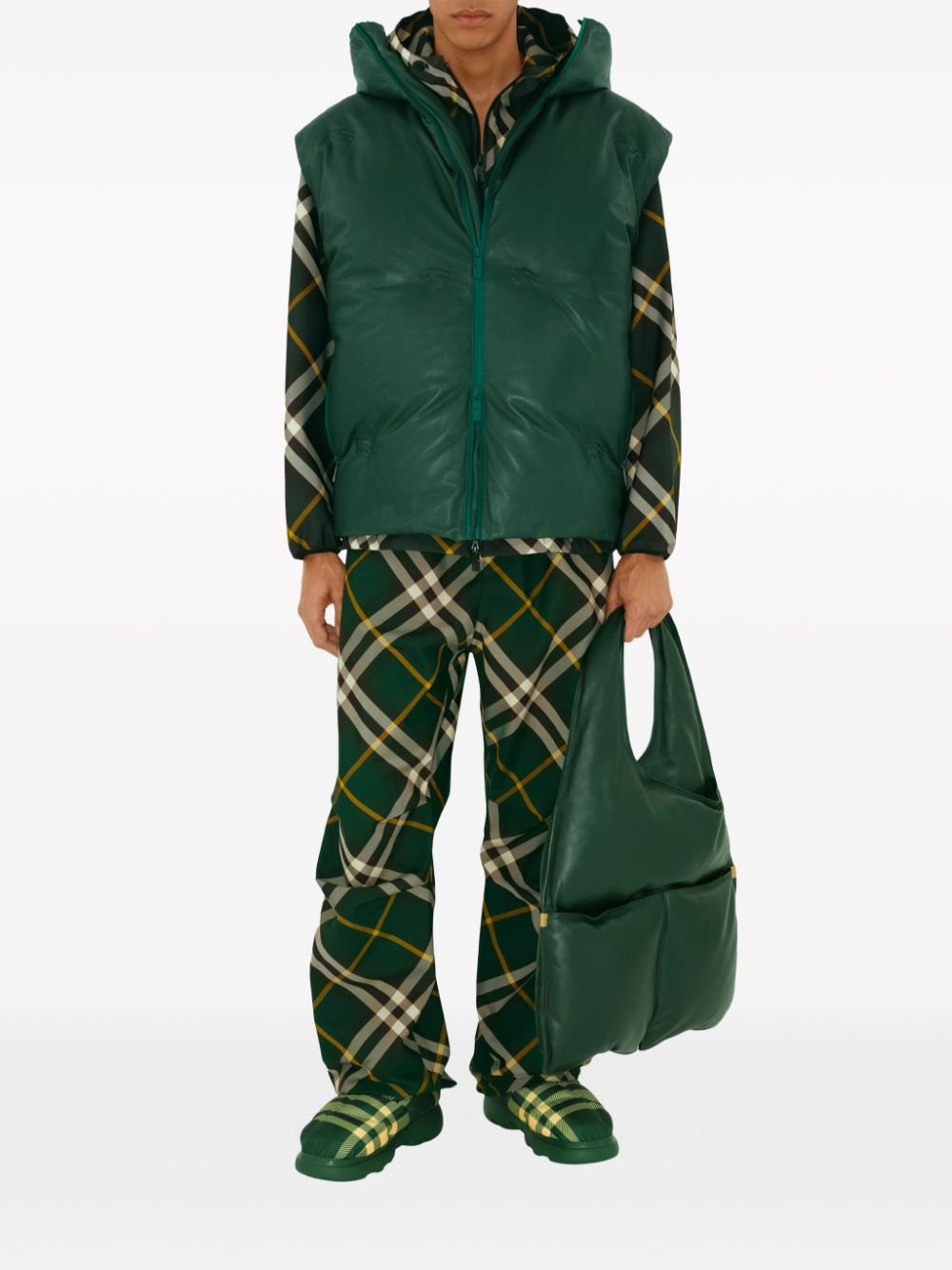 Burberry Trousers Green image 1