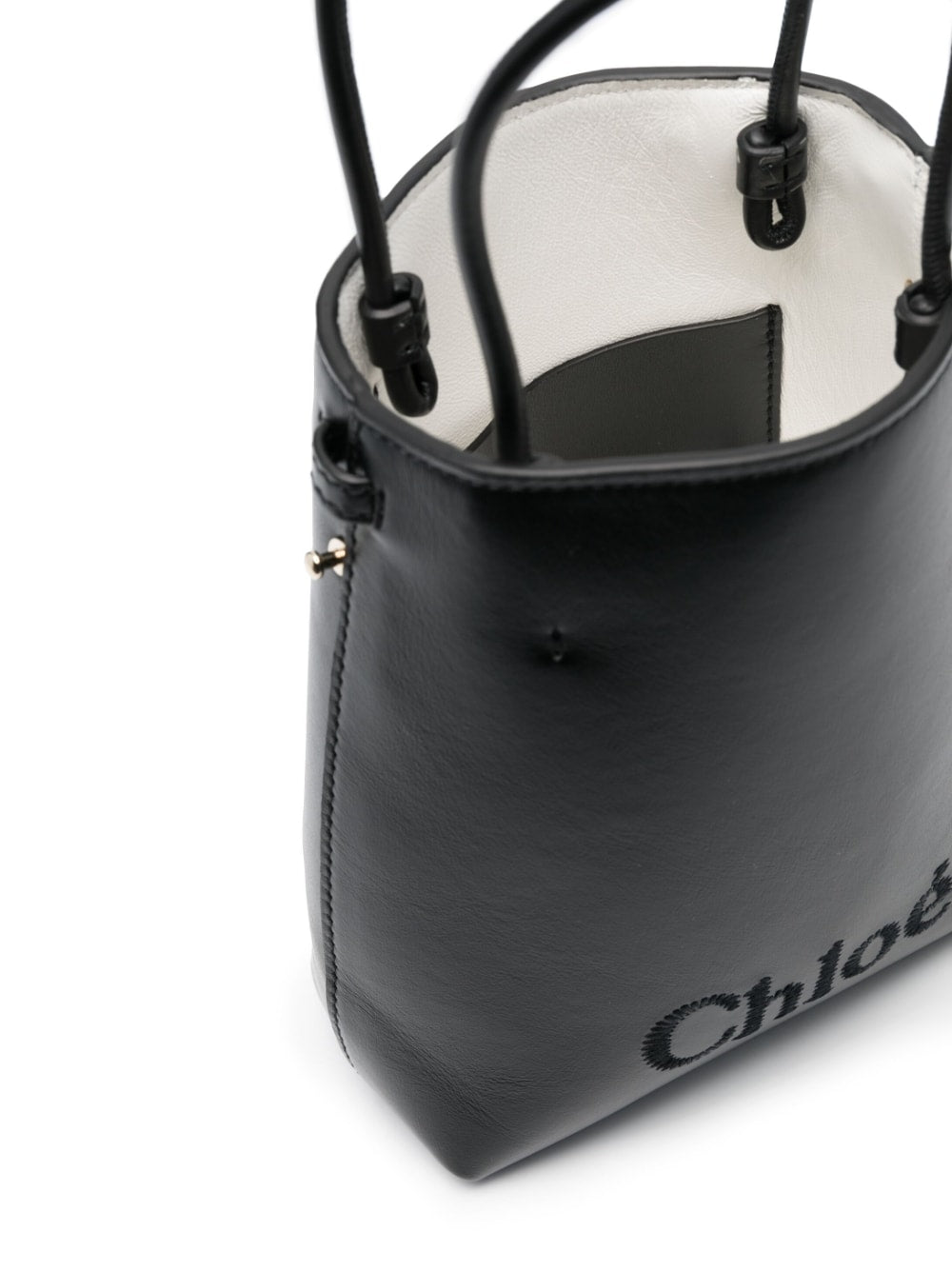 Chloè Black Calf Leather Shoulder Bag image 4