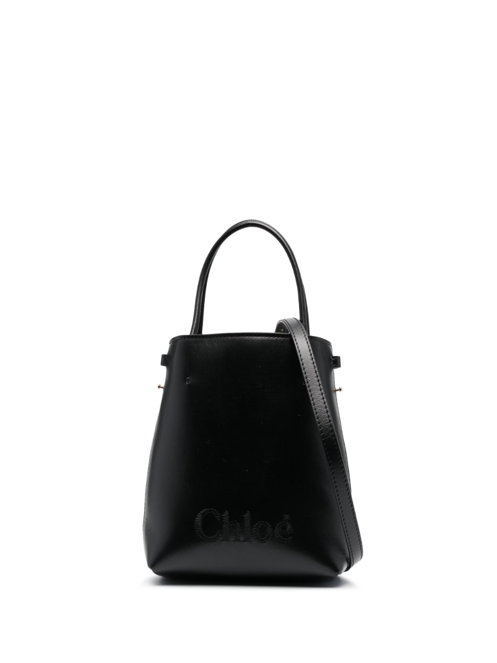 Chloè Black Calf Leather Shoulder Bag image 0