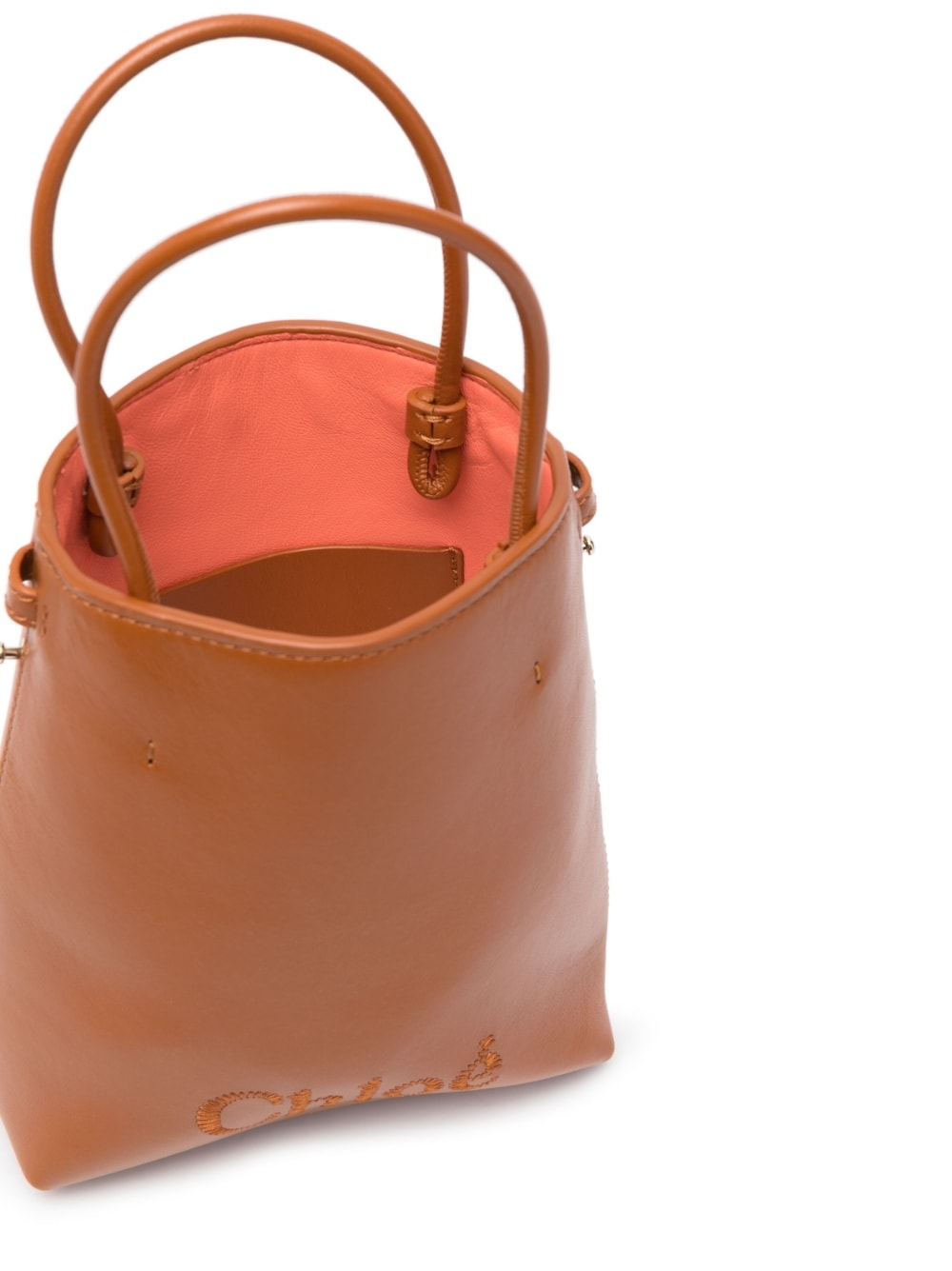 Chloé-Inspired Brown Leather Shoulder Bag image 1