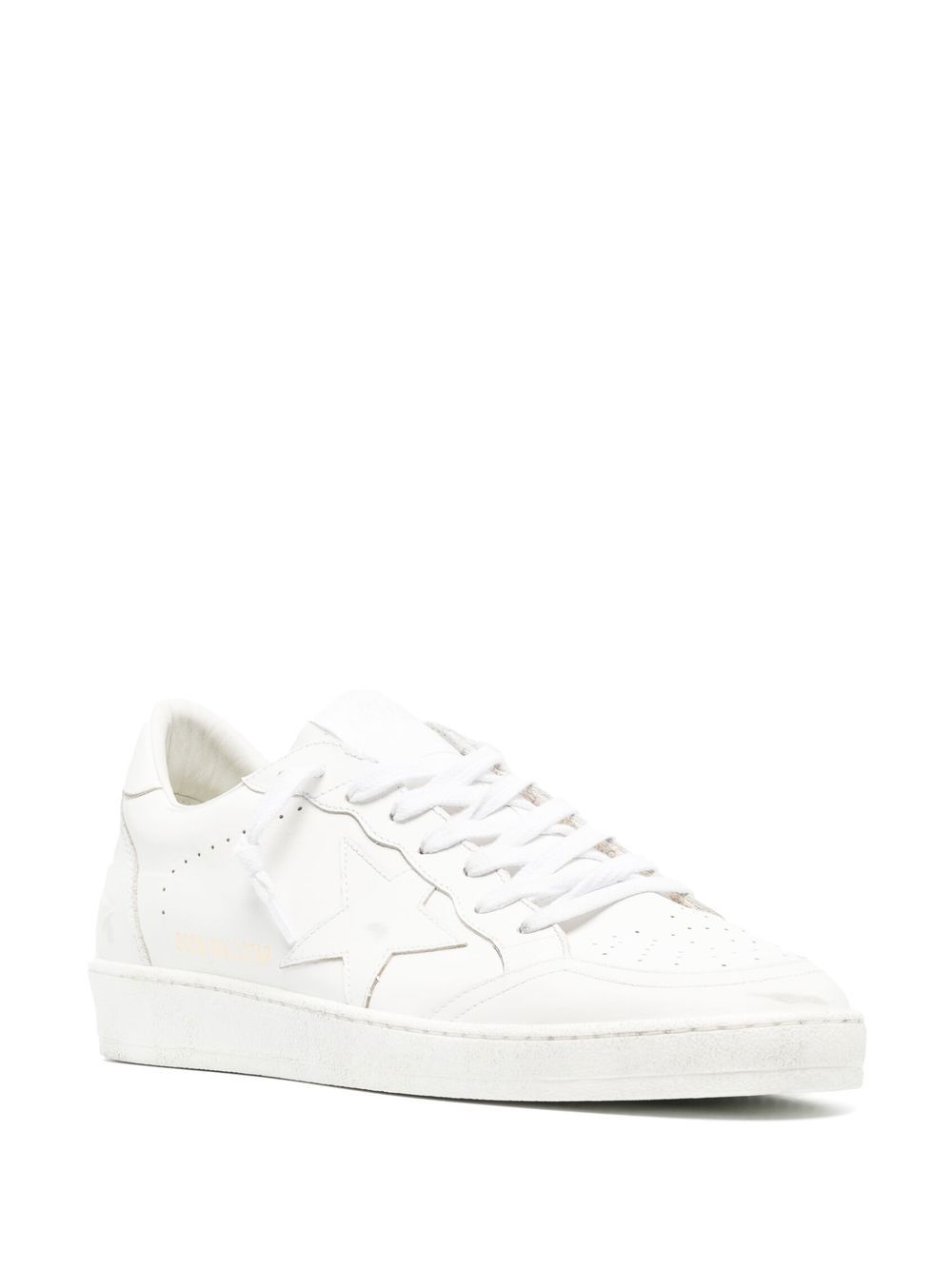 Golden Goose Ballstar White Leather Low Top Sneakers image 3