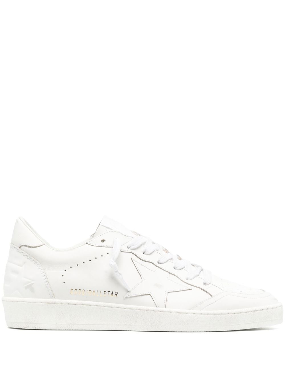 Golden Goose Ballstar White Leather Low Top Sneakers image 0