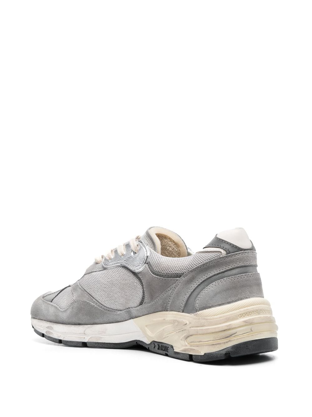 Golden Goose Dad-Star Low-Top Sneakers in Grey image 1