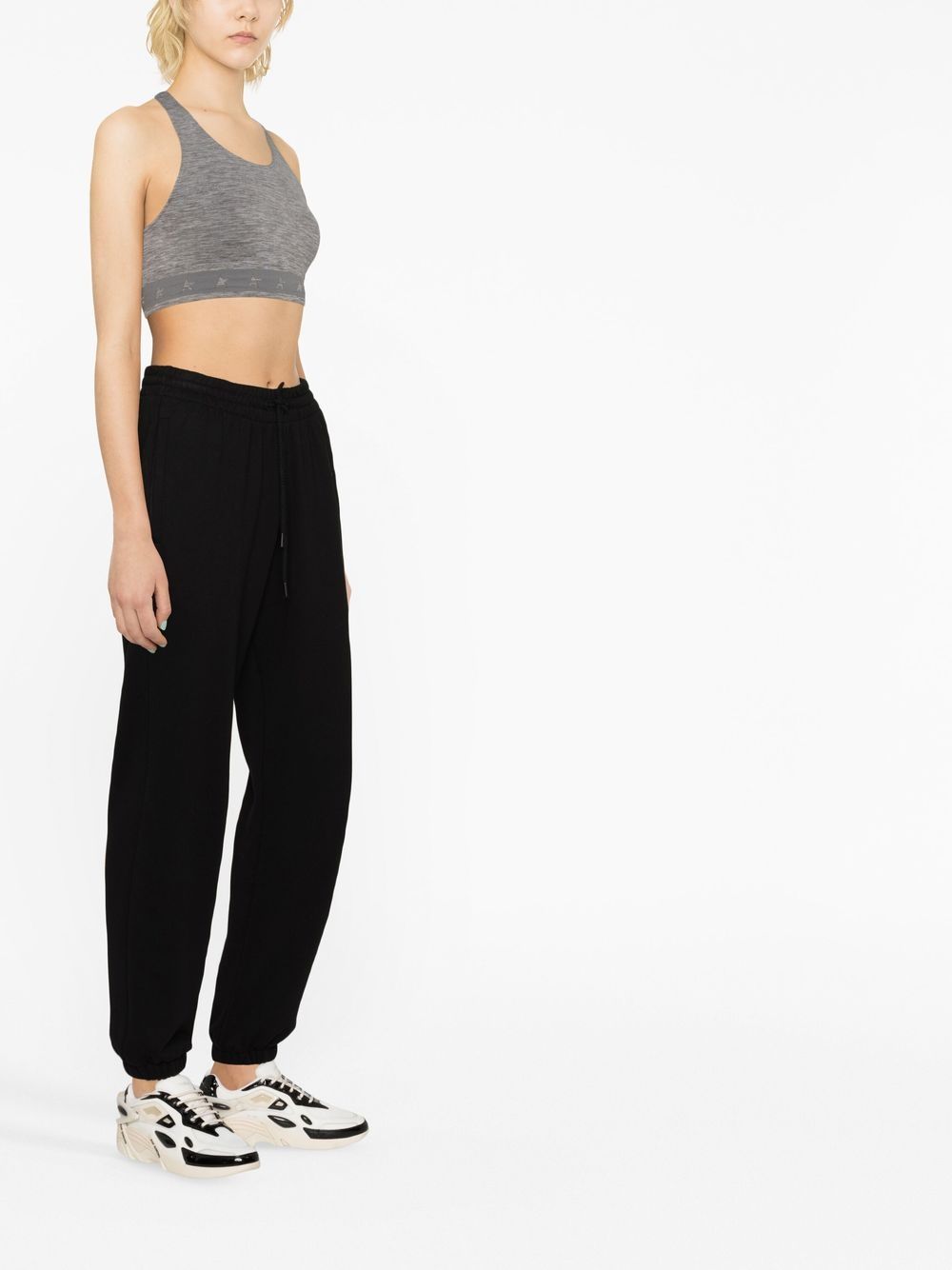 Golden Goose Women's Grey Racerback Crop Top image 3