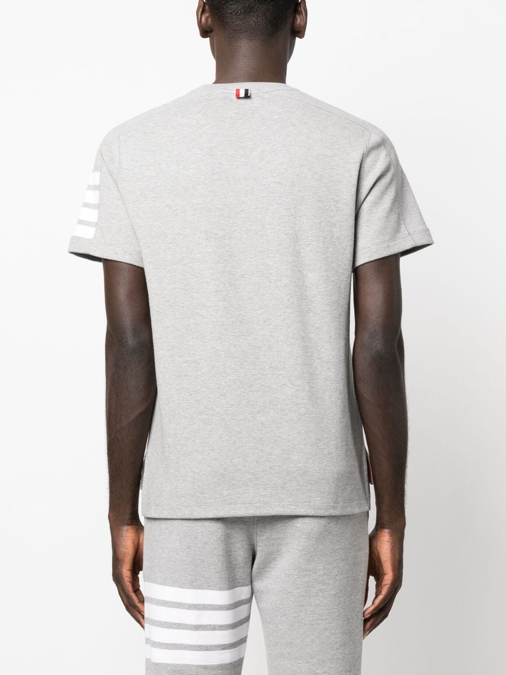 Thom Browne 4-Bar Stripe Short Sleeve T-Shirt - Grey image 2