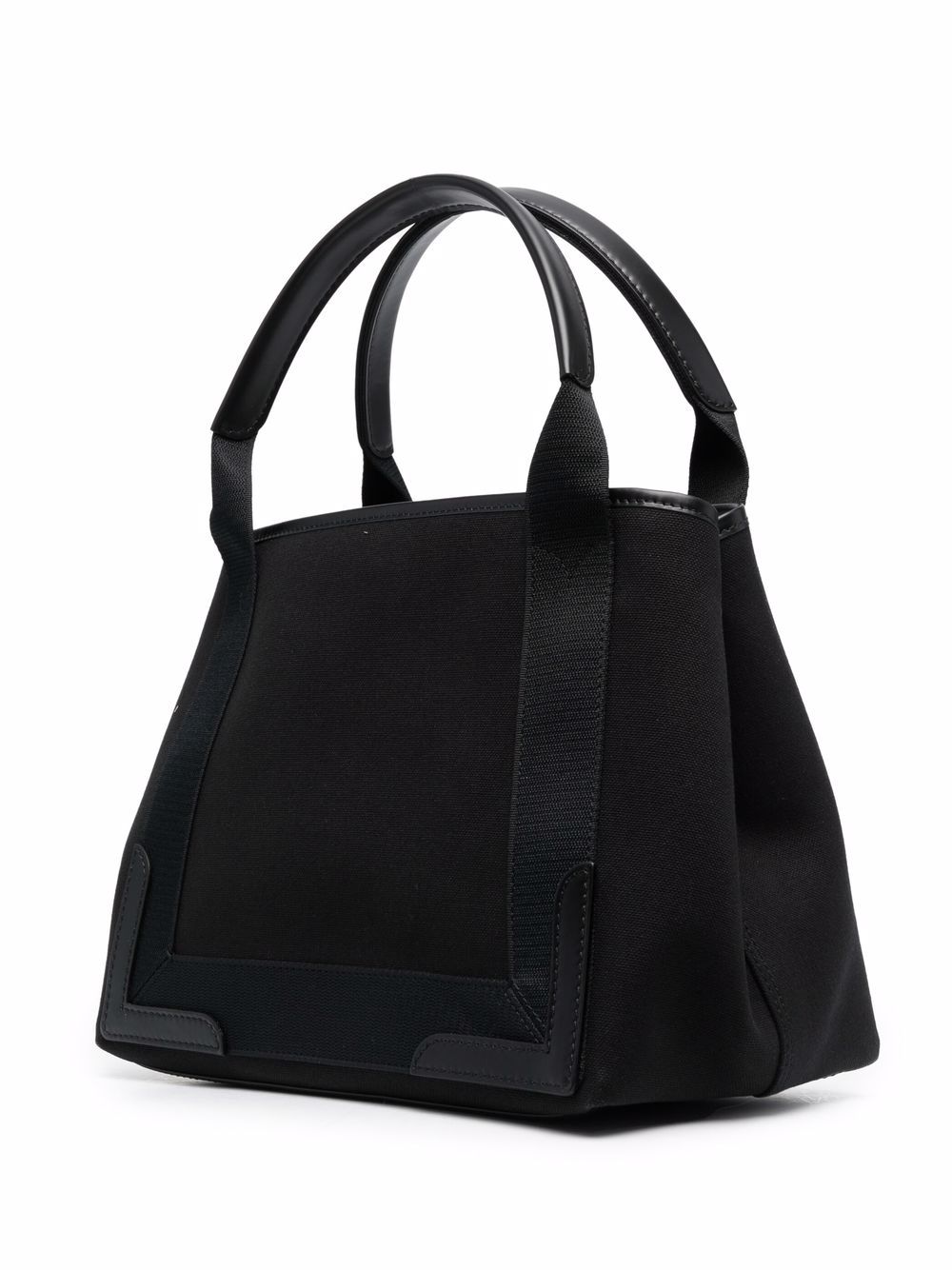 Balenciaga Black Logo Patch Tote Bag image 4