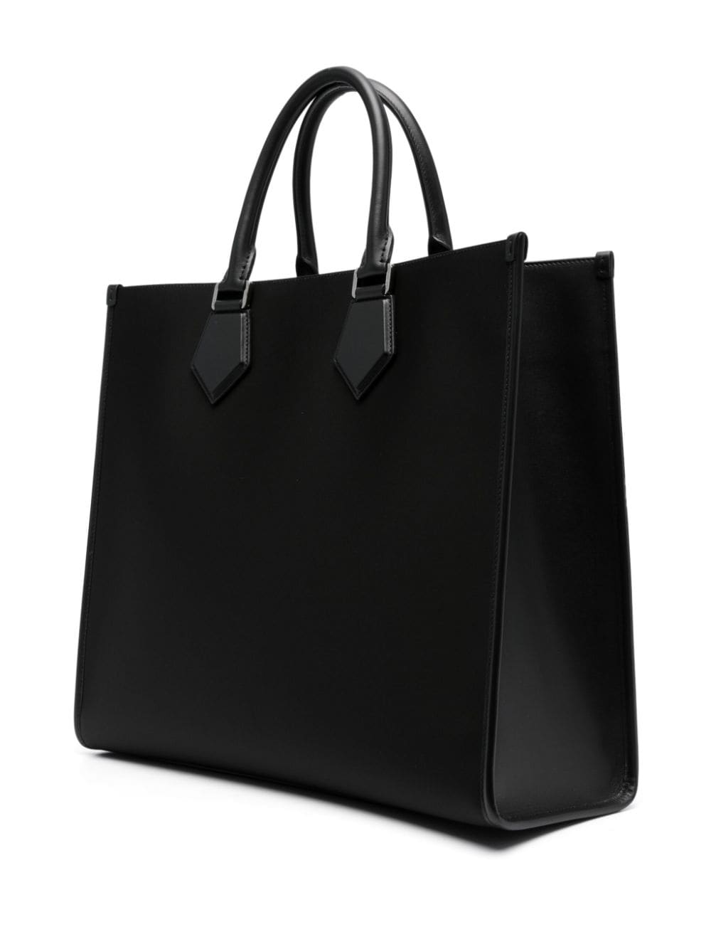 Dolce & Gabbana Black Logo-Embossed Tote Bag image 2