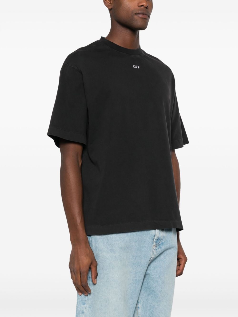 Off White T-shirts and Polos Black image 2