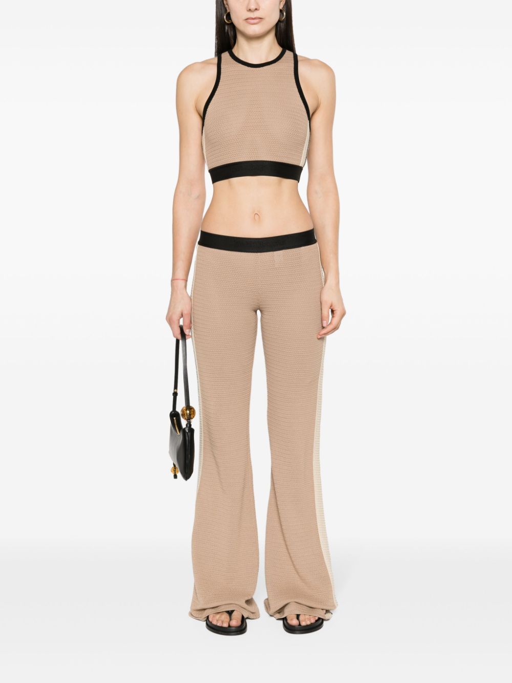 Palm Angels Trousers Beige image 3