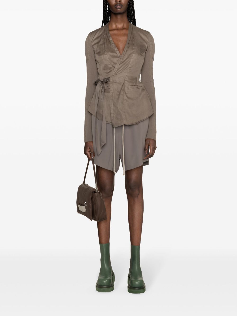 Rick Owens Shorts Dove Grey image 1