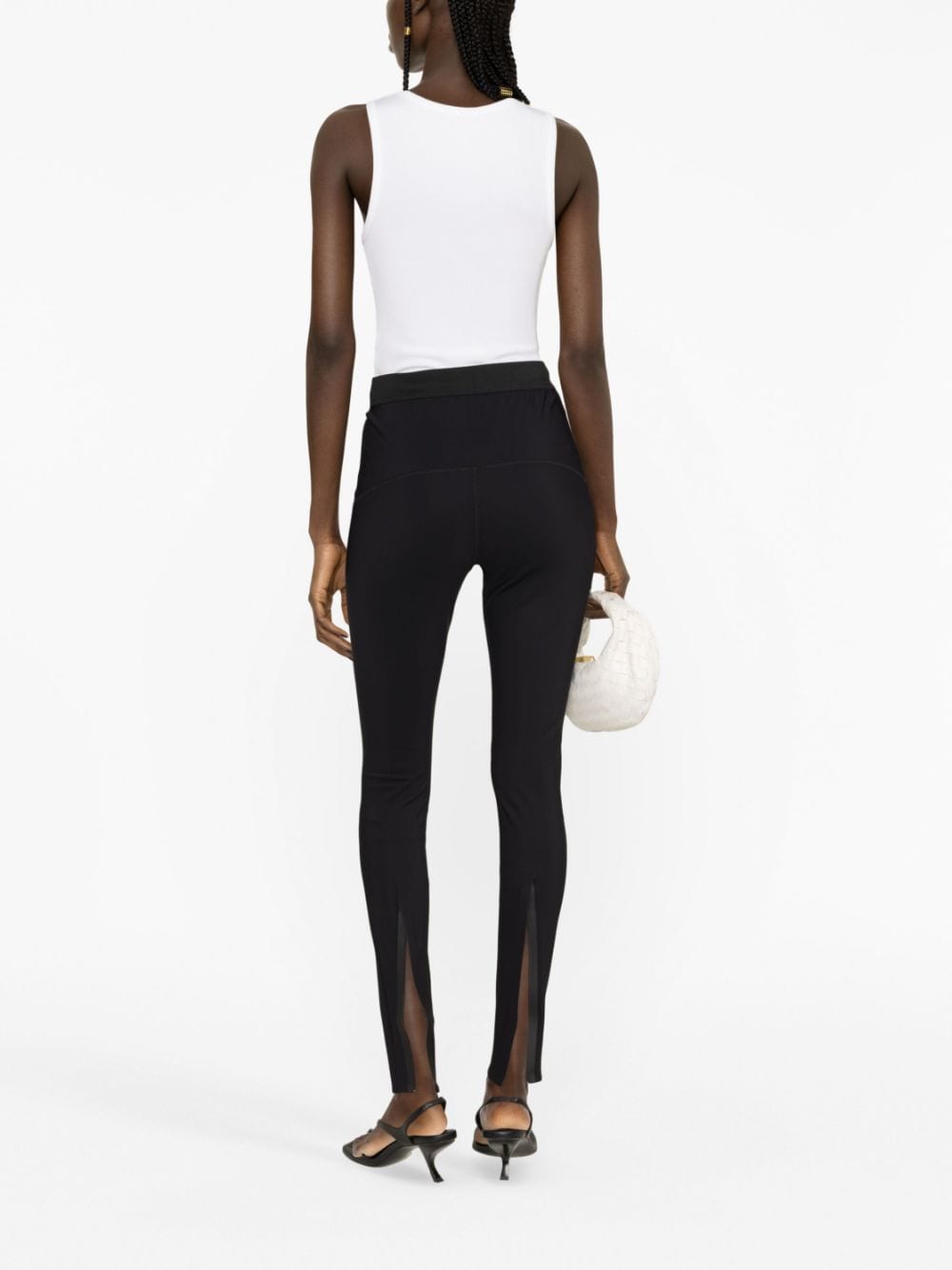 WARDROBE.NYC Black High Waist Trousers image 2