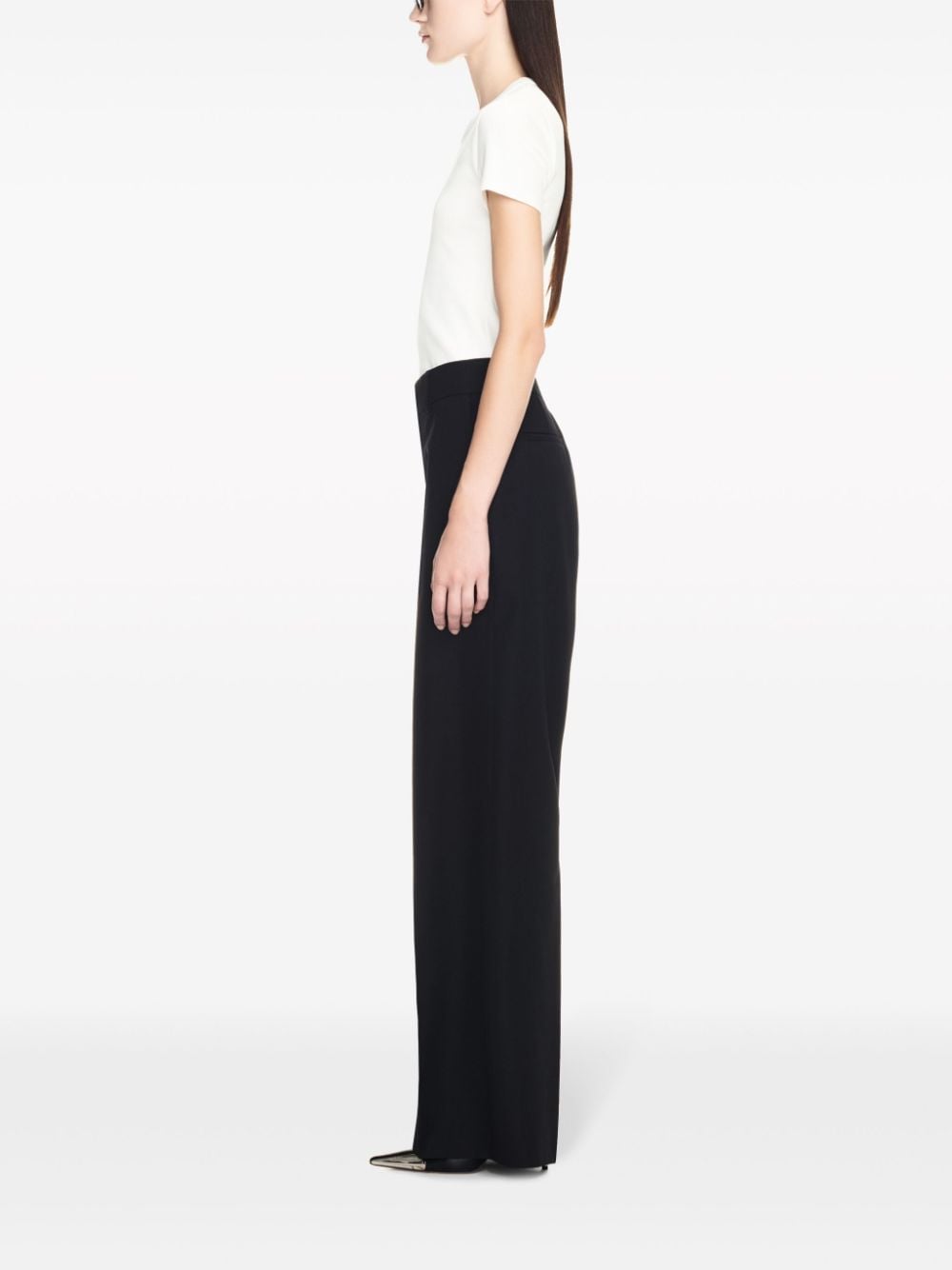 Off White Trousers Black image 1