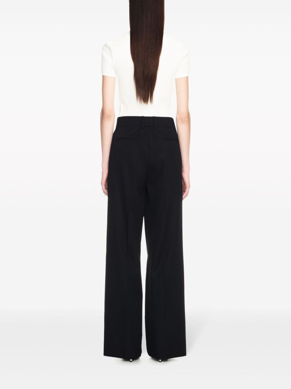 Off White Trousers Black image 4