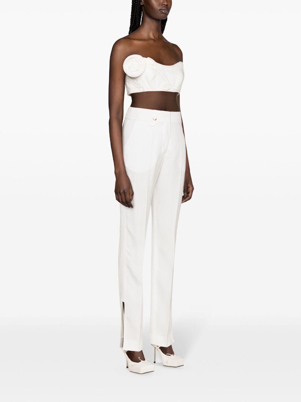 JACQUEMUS Trousers White image 3