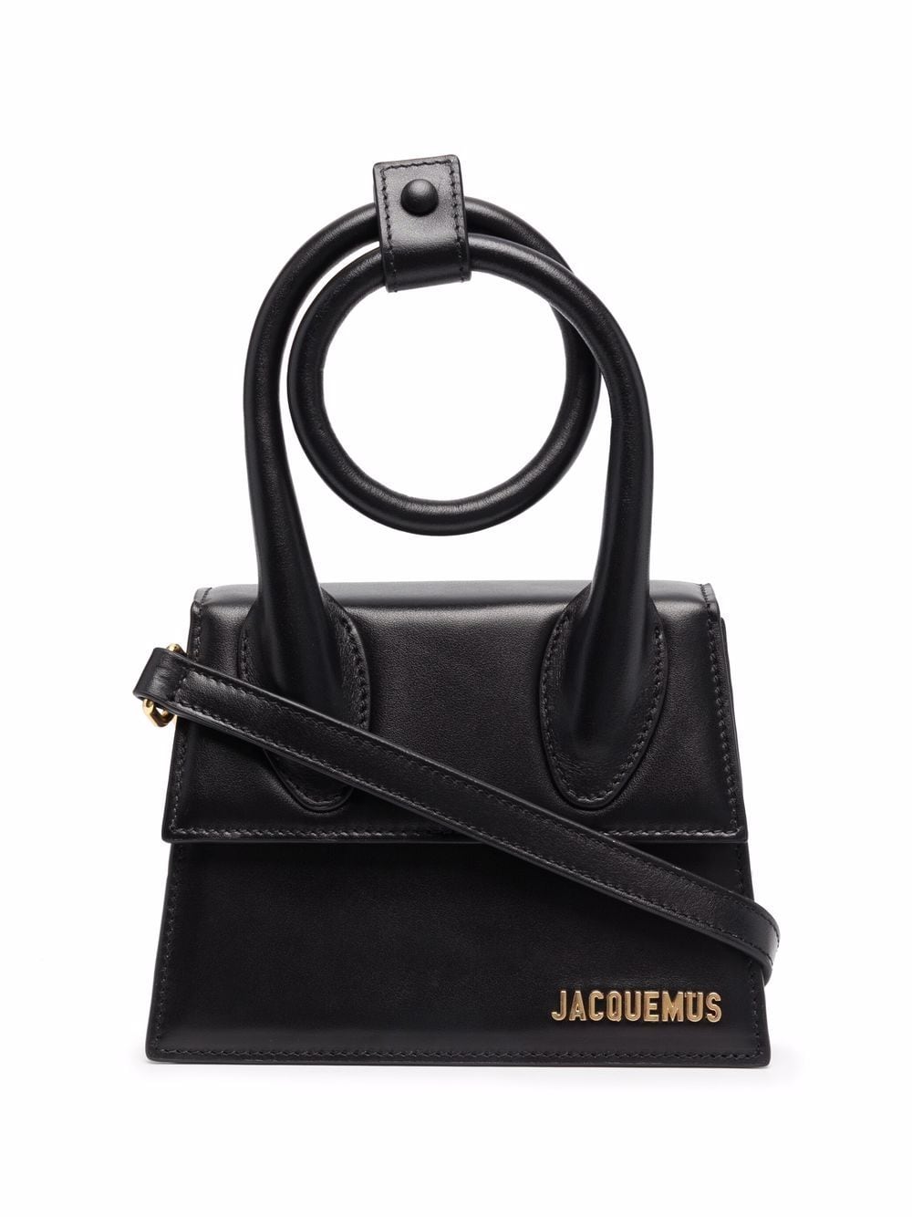 JACQUEMUS Le Chiquito Noeud Mini Bag - Black image 0