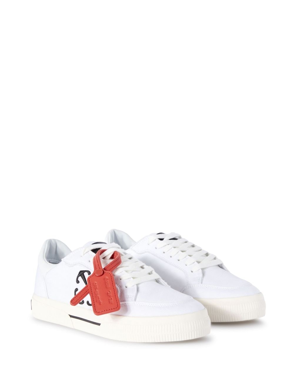 Off-White Low Top Sneakers in White image 5