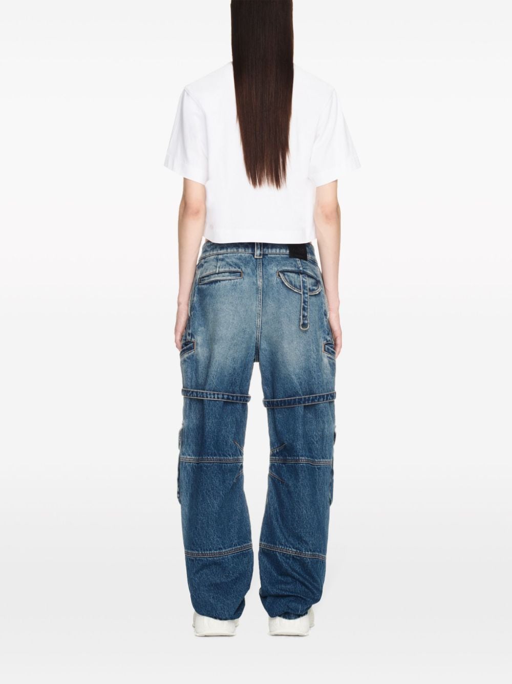 Off White Jeans Blue image 2