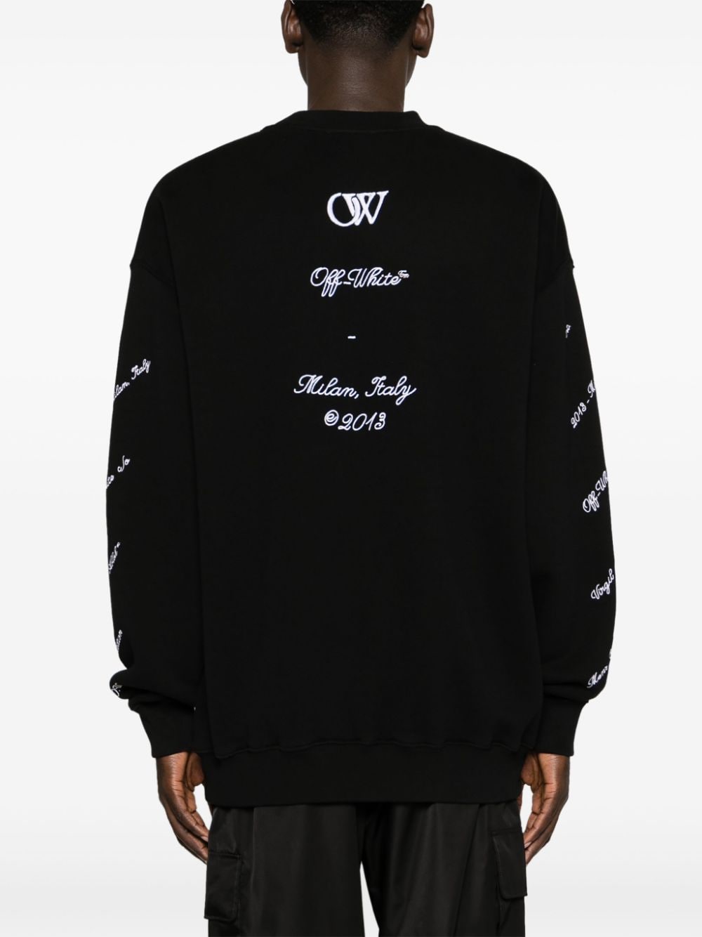 Off White Sweaters Black image 1