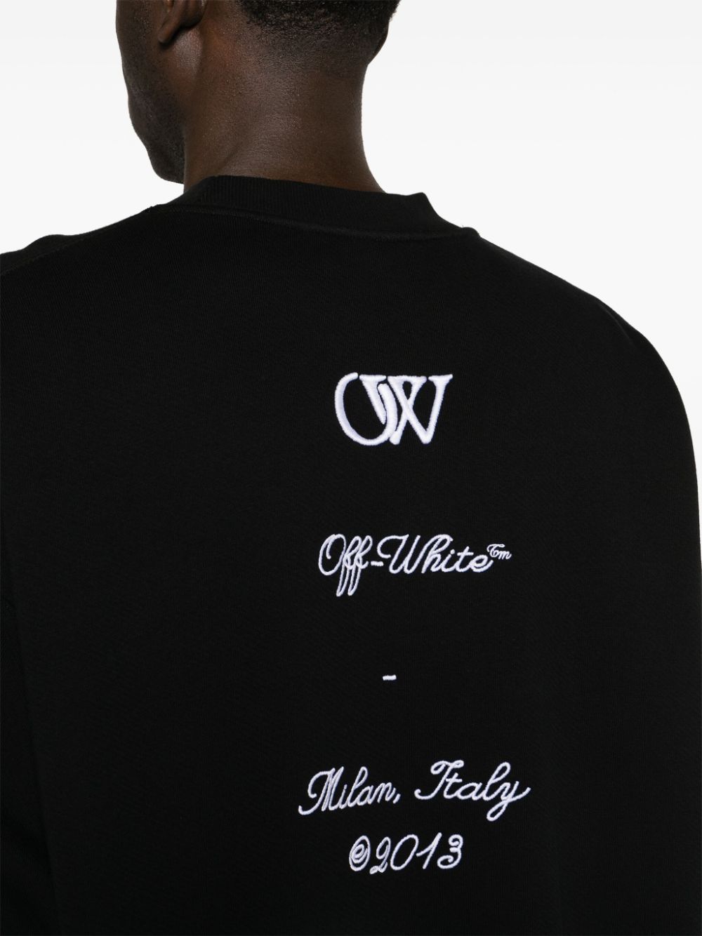 Off White Sweaters Black image 2